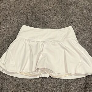 athleta white tennis skirt size M